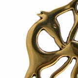 Nostalgic Hanukkah Lamp - cast brass