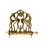 Nostalgic Hanukkah Lamp - cast brass