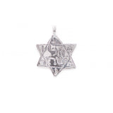 Star of David Amulet Pendant with Chain