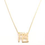 Ahava Pendant - Gold 14K with chain