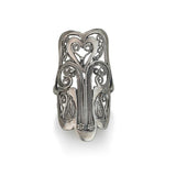 Silver Hamsa Ring -  Luck and Blessing