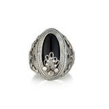 Silver Ring - with Onyx Stone