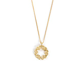 Heart Star of David Necklace – Gold Plated