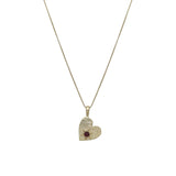 Necklace with Pendant - Gold Plated Silver