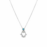 Necklace with Pendant - Silver