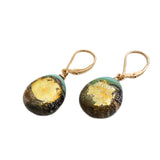 Flat Drop Earrings – Glass Sculpture