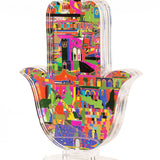 Hamsa with Stand – Jerusalem Design