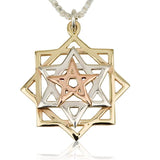 "Tikkun Eve" pendant in silver and gold
