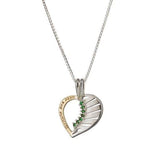 "Treasure of Life" pendant inlaid with precious stones (of your choice), silver and gold