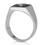 "The Lion of Judah" Silver Ring with Enamel