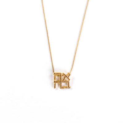 Love Dots Pendant with Chain – Gold Plated